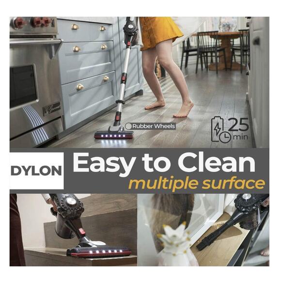 Cordless Vacuum, Bagless, 2200mAh Rechargeable Multi Surface Dustbuster, HEPA - Picture 4 of 7